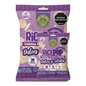 RICEPOP GALLETAS DE ARROZ SOPLADO DULCES Y SALADAS